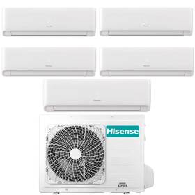 Climatizzatore Inverter Hisense Ecosense Wi-fi Penta Split 9000+9000+12000+12000+12000 Btu 5AMW125U4RTA R-32 A++