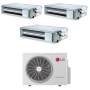 Climatizzatore canalizzato con inverter LG trial split 9000+9000+9000 btu A+++ MU3R19 in R32