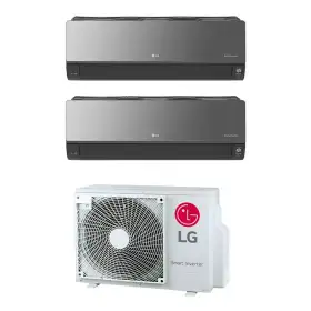 Climatizzatore LG Artcool Mirror Uv nano wifi dual split 9000+9000 btu inverter con R32 MU2R17 in A+++