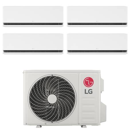 Climatizzatore LG DUALCOOL Deluxe wifi quadri split 9000+9000+9000+12000 btu inverter R32 MU4R25 in A++