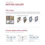 Condizionatore LG Trial Libero Smart + Art Cool Gallery 9+9+12 Btu R32