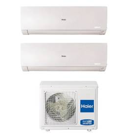 Climatizzatore Dual Split Haier Flexis Plus White Wifi 9000+9000 Btu inverter R32 2U40S2SM1FA A+++