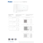 Climatizzatore Dual Split Haier Flexis Plus White Wifi 9000+12000 Btu inverter R32 2U40S2SM1FA A++