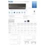 Climatizzatore Trial Split Haier Flexis Plus White Wifi 9000+9000+9000 Btu inverter R32 3U55S2SR5FA A+++