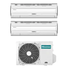 Climatizzatore Silentium Pro Hisense dual split 9000+9000 btu inverter con Wifi 2AMW42U4RRA