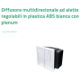 Tecnosystemi Diffusore multidirezionale alette regolabili con plenum