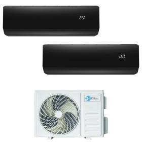 Climatizzatore Inverter Diloc Over Black dual split 9+12 Btu R32 A++