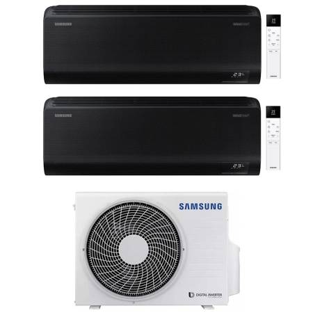 Samsung WindFree Black dual split da 7000+12000 btu esterna da 4 kW