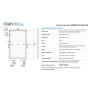 Modulo fotovoltaico 3SUN B60 da 620 watt 3 Pannelli monocristallino