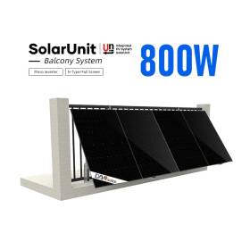 Dah Solar Kit fotovoltaico da balcone con microinverter 800w e 2 Pannelli fotovoltaici da 420w