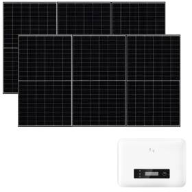 Impianto Kit fotovoltaico Goodwe con Inverter da 2 kw e 4 Pannelli fotovoltaici Ja Solar da 520w